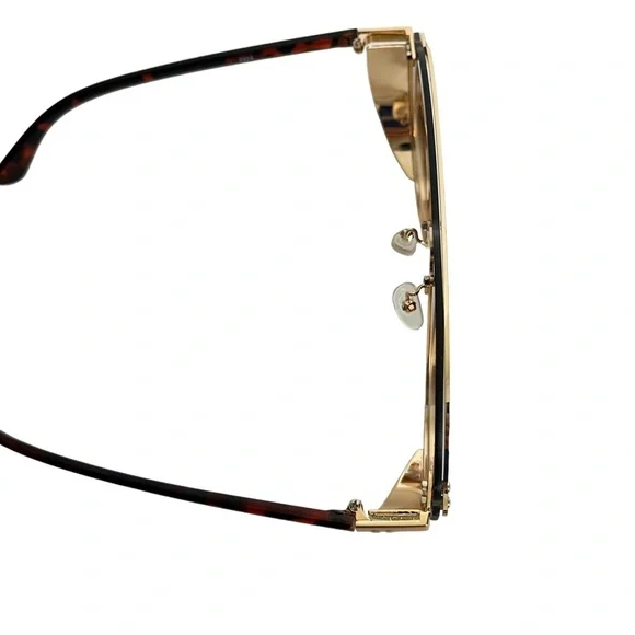 SUNGLASSES Fashion Gold & Brown Shades Sun Glasses Summer Beach Vacation - Picture 15 of 16